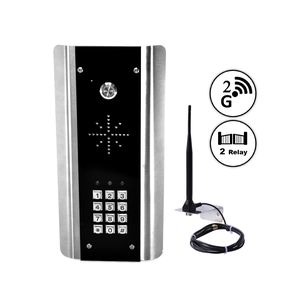 Easy-Call 7ABK/4G - GSM baserad porttelefon (Svart)