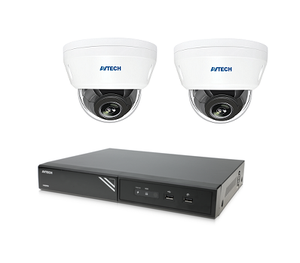 Garagepaket 8 Megapixel - 2 x 8.0 MP Dome kameror