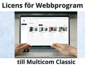 Licens för Webbprogram till Multicom Classic